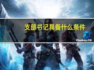 支部书记具备什么条件