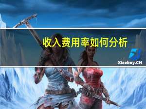 收入费用率如何分析