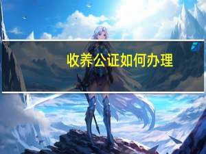 收养公证如何办理