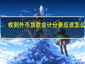 收到外币货款会计分录应该怎么做