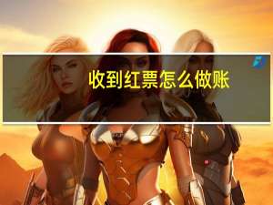 收到红票怎么做账