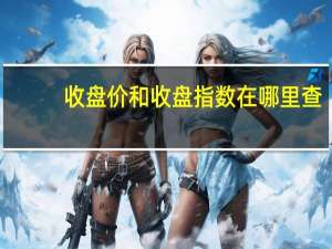 收盘价和收盘指数在哪里查（股票收盘价查询网站）