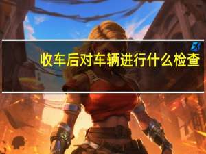 收车后对车辆进行什么检查？