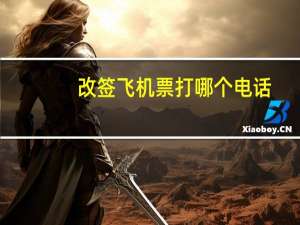 改签飞机票打哪个电话