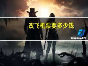 改飞机票要多少钱