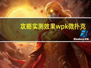 攻略实测效果wpk微扑克，攻略实测效果究竟有没有挂
