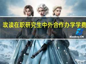 攻读在职研究生中外合作办学学费贵吗