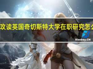 攻读英国奇切斯特大学在职研究怎么上课