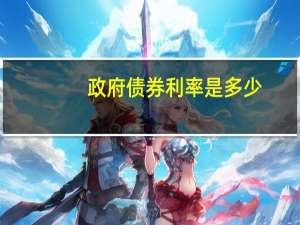 政府债券利率是多少