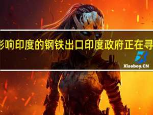 政府官员表示欧盟计划的碳边境关税将影响印度的钢铁出口印度政府正在寻找保护钢铁公司免受欧盟碳边境税影响的方法