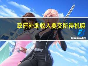 政府补助收入要交所得税嘛（政府补助收入要交所得税）