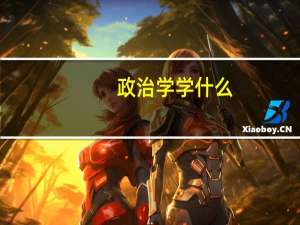 政治学学什么