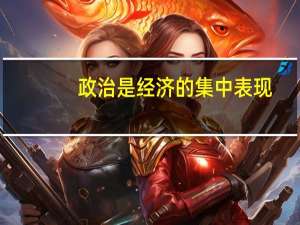 政治是经济的集中表现