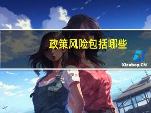 政策风险包括哪些