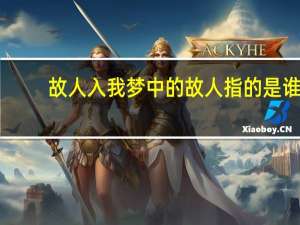 故人入我梦中的故人指的是谁