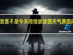 故宫是不是今天闭馆 故宫因天气原因闭馆两天