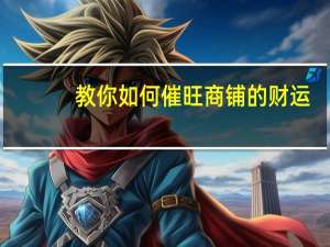 教你如何催旺商铺的财运