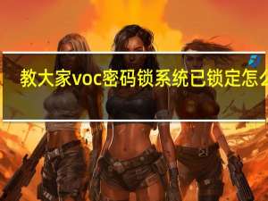 教大家voc密码锁系统已锁定怎么办