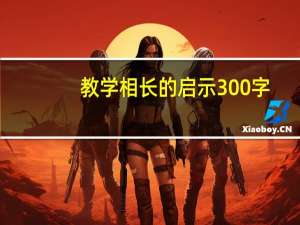 教学相长的启示300字（教学相长的启示）