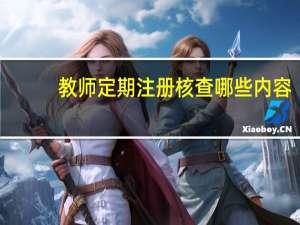 教师定期注册核查哪些内容