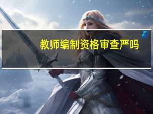 教师编制资格审查严吗