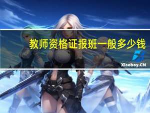 教師資格證報班一般多少錢