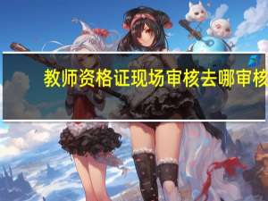 教师资格证现场审核去哪审核