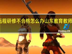 教师远程研修不合格怎么办 山东教育教师网远程研修