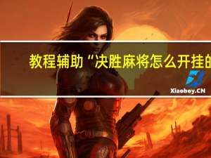 教程辅助“决胜麻将怎么开挂的-确实可以开挂