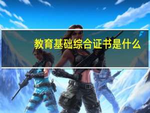 教育基础综合证书是什么