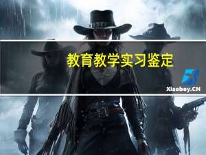 教育教学实习鉴定