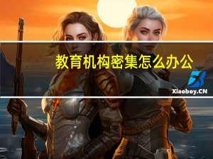 教育机构密集怎么办公