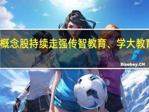 教育概念股持续走强 传智教育、学大教育双双涨停