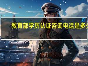 教育部学历认证咨询电话是多少
