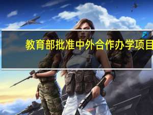 教育部批准中外合作办学项目