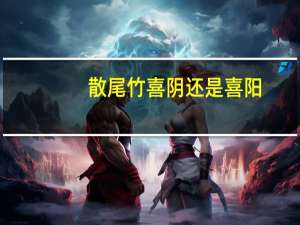 散尾竹喜阴还是喜阳