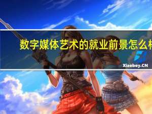 数字媒体艺术的就业前景怎么样