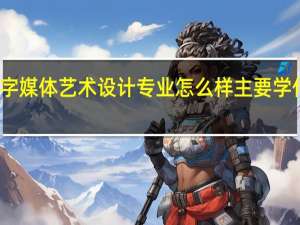 数字媒体艺术设计专业怎么样 主要学什么课程
