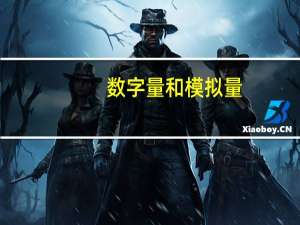 数字量和模拟量
