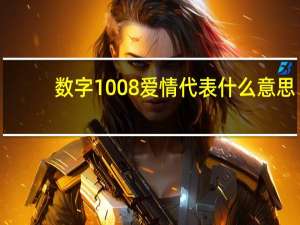 数字1008爱情代表什么意思