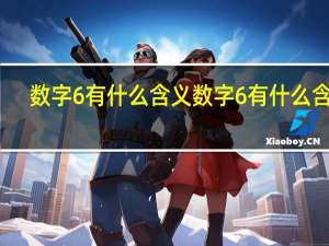 数字6有什么含义 数字6有什么含义