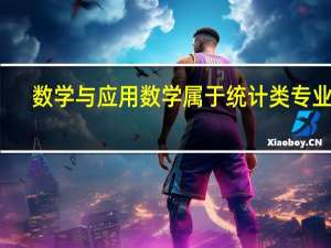 数学与应用数学属于统计类专业么