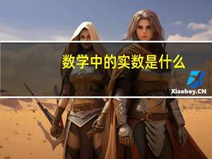 数学中的实数是什么