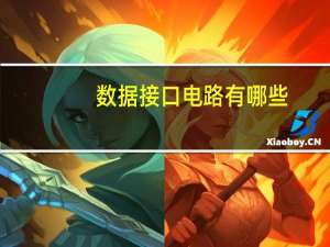数据接口电路有哪些