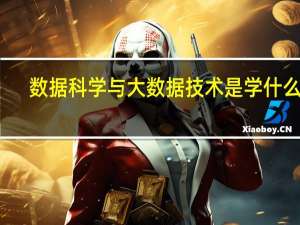 数据科学与大数据技术是学什么的_
