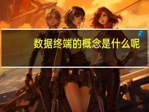 数据终端的概念是什么呢