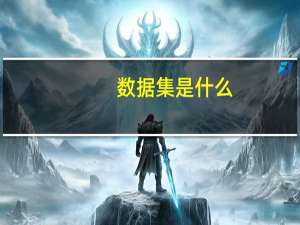 数据集是什么