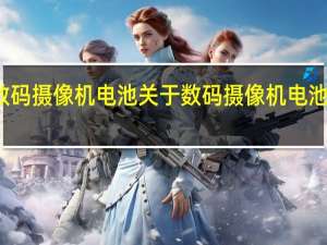 数码摄像机电池 关于数码摄像机电池的介绍