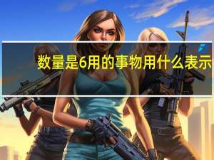 数量是6用的事物用什么表示