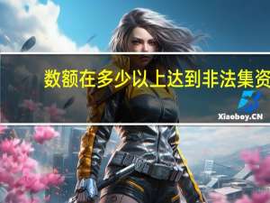 数额在多少以上达到非法集资